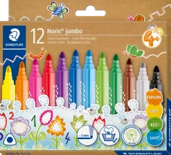 Jumbo tuschpennor 12-pack