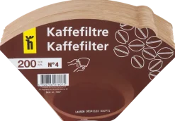 Kaffefilter oblekt 200st nr4