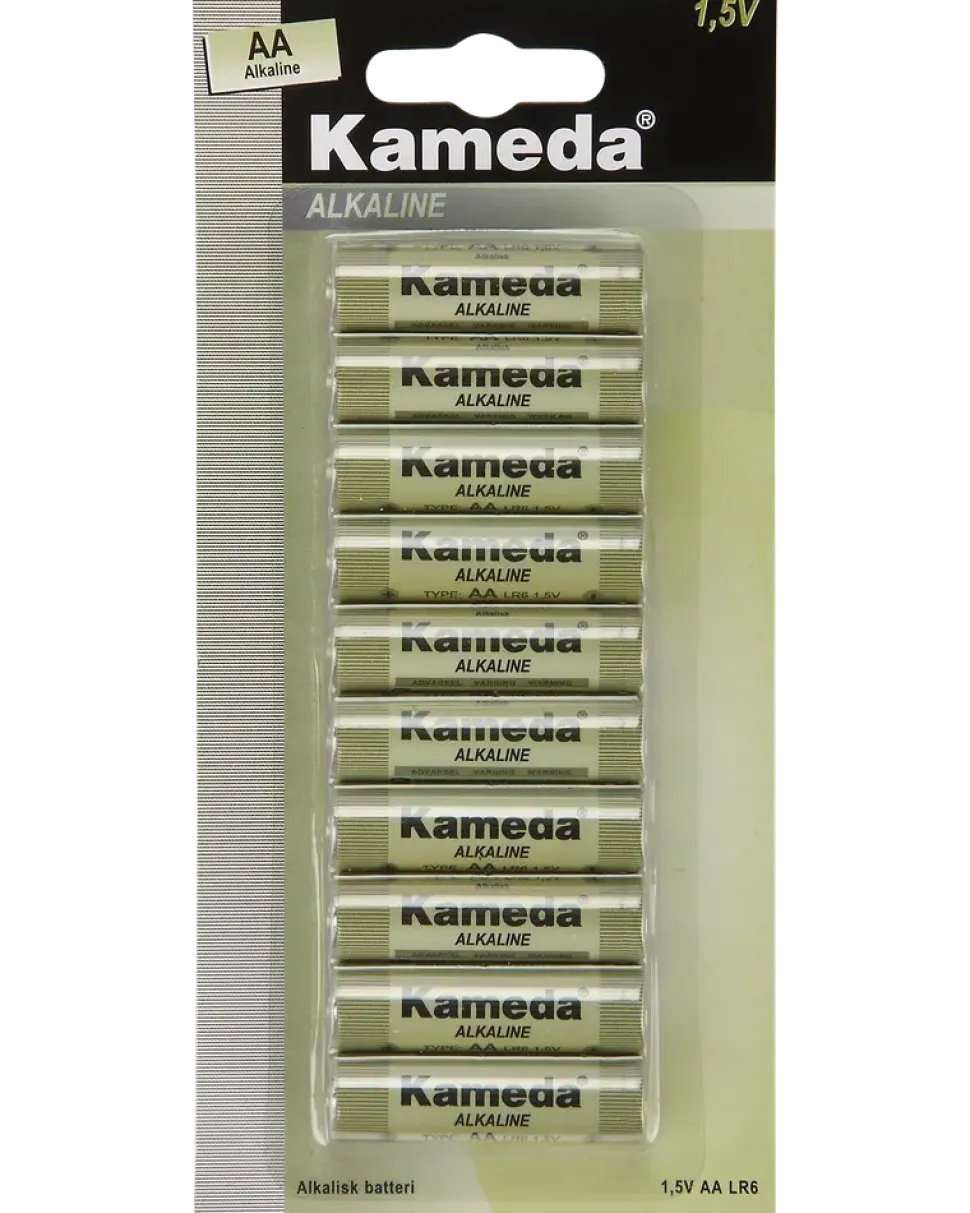 Kameda alkaline batteri AA 10-pack