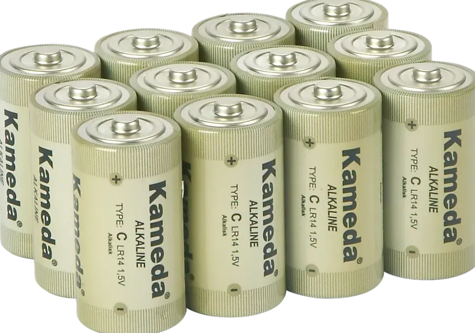 Kameda alkalinebatteri c, 12st