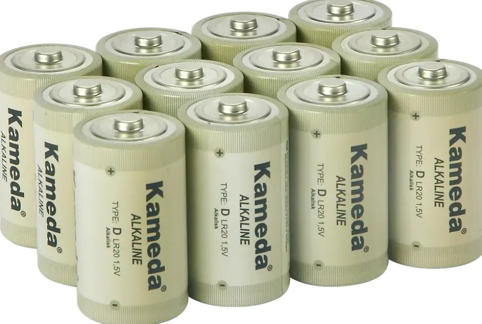 Kameda alkalinebatteri d, 12st