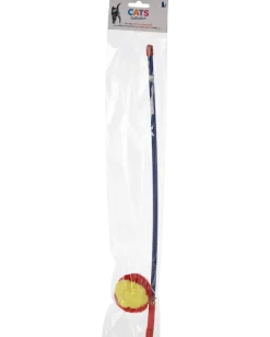Kattleksak boll på pinne 45 cm