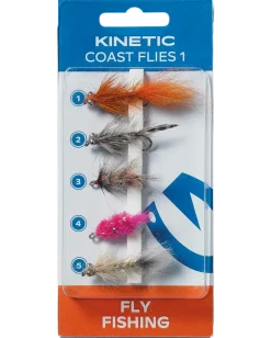 Kinetic coast flies 1 5-pack