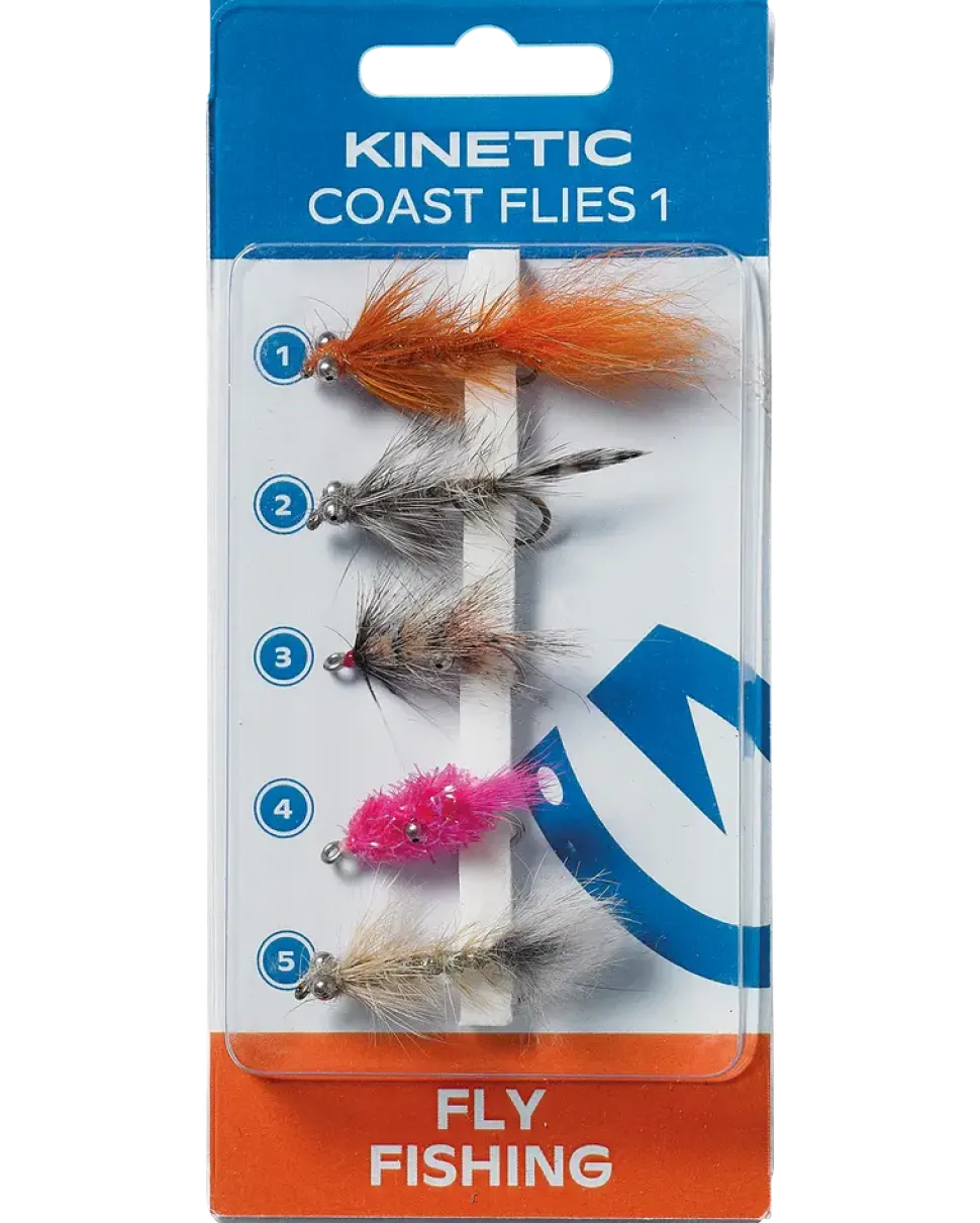 Kinetic coast flies 1 5-pack
