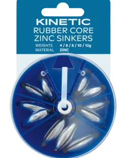 Kinetic Rubber Core Sänke Zink