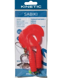 KINETIC TORSKHÄCKLA RÖD JIGG