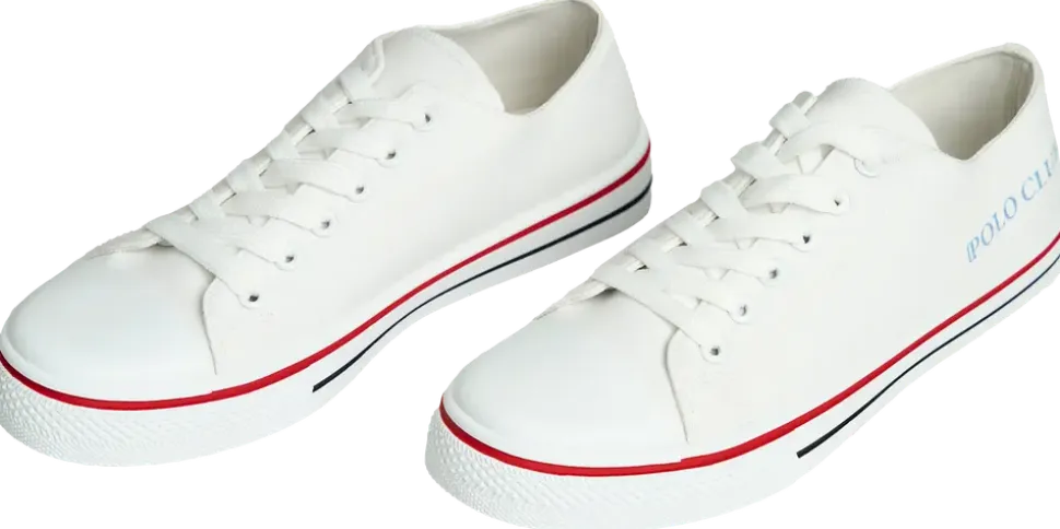 Kingshill Polo Club Canvas skor – vita