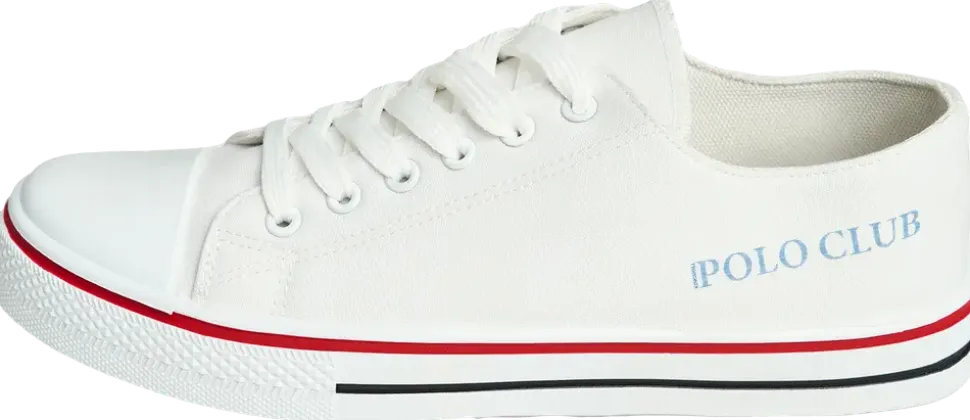 Kingshill Polo Club Canvas skor – vita