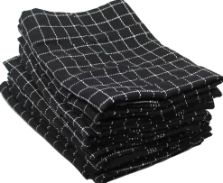 Kökshandduk 50x70 cm, 8-pack – Svart
