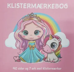 Klistermärkesbok prinsessor