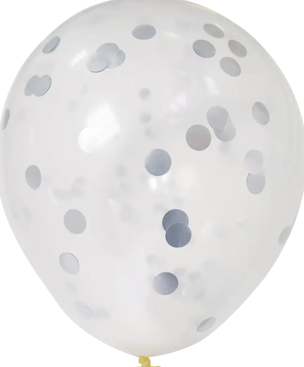 Konfettiballong Ø30 cm, 5-pack