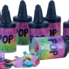 Konfetti pop flerfärgad 8 st