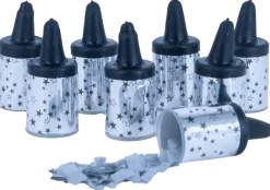 Konfetti pop silver - 8 st