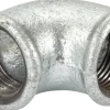 Koppling 90° 1/2'' M/M - galvaniserad