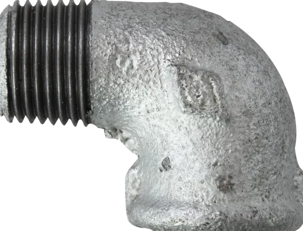 Koppling 90° 1/2'' M/N - galvaniserad