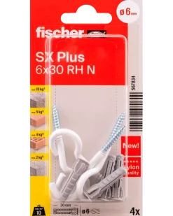 Krok+plugg SX Plus 6x30 RHN 4 st