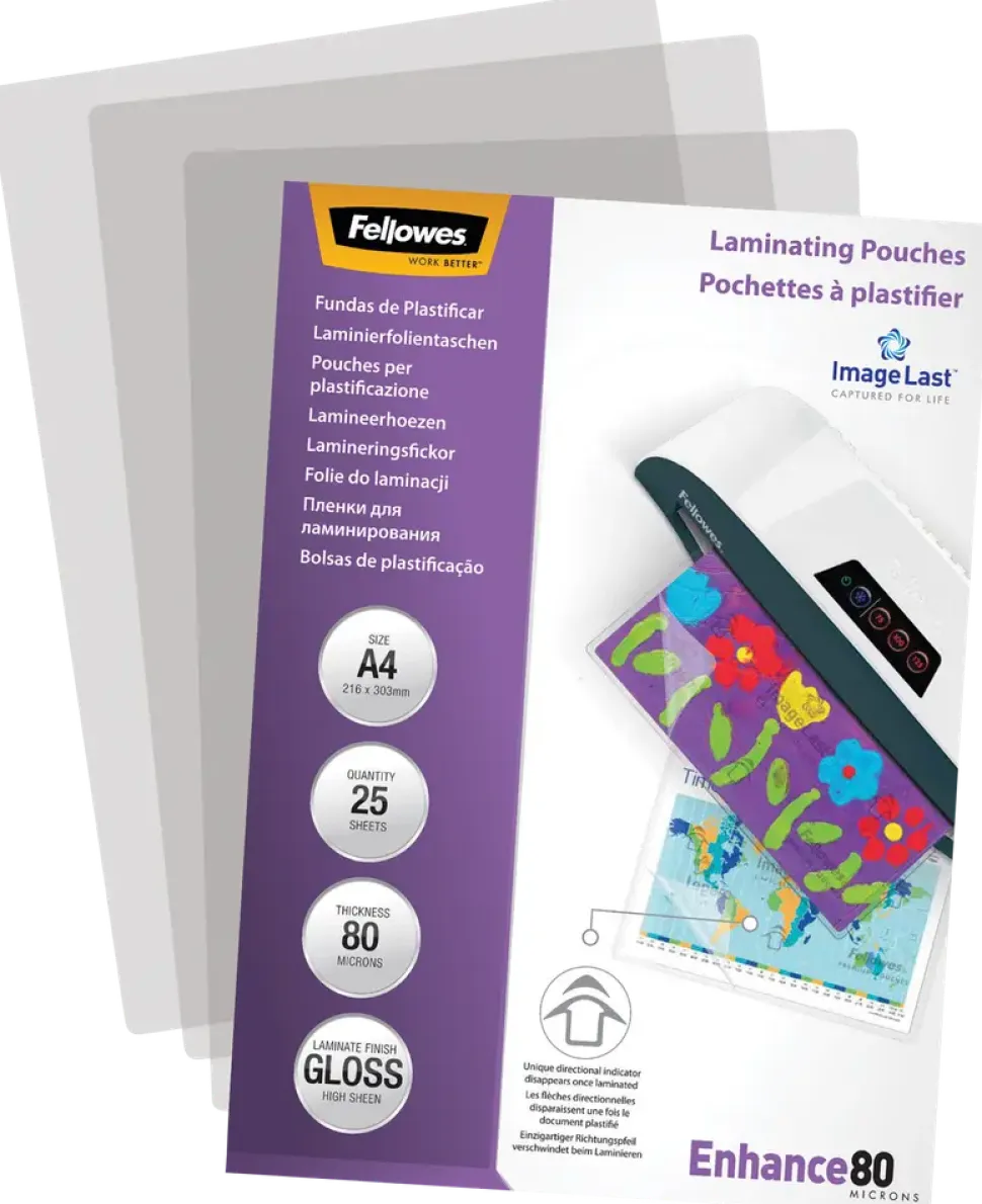 LAMINERINGSFICKA A4 25-PACK