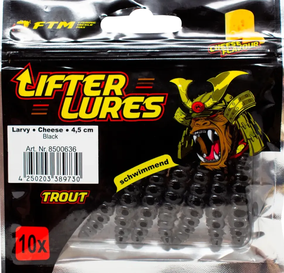 Larvy Cheese 4,5 cm - Black