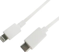 Lightningkabel usb-c 1 m vit