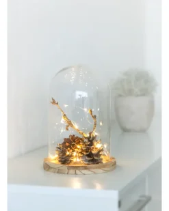 Ljuslinga metallwire LED - silver