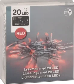 Ljusslinga 20 LED - olika färger
