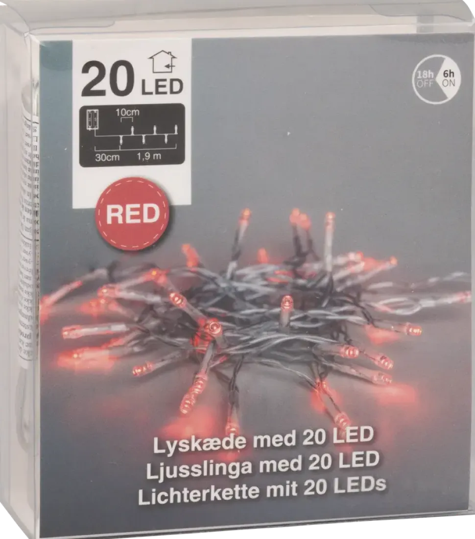 Ljusslinga 20 LED - olika färger