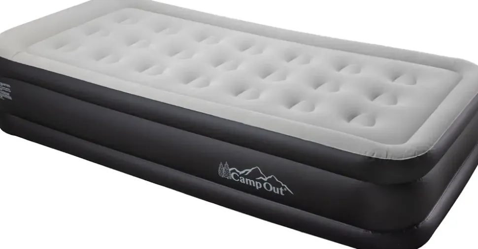 Luftmadrass med pump 97x196 cm