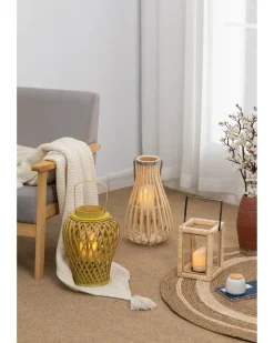 Lykta i bambu 40 cm