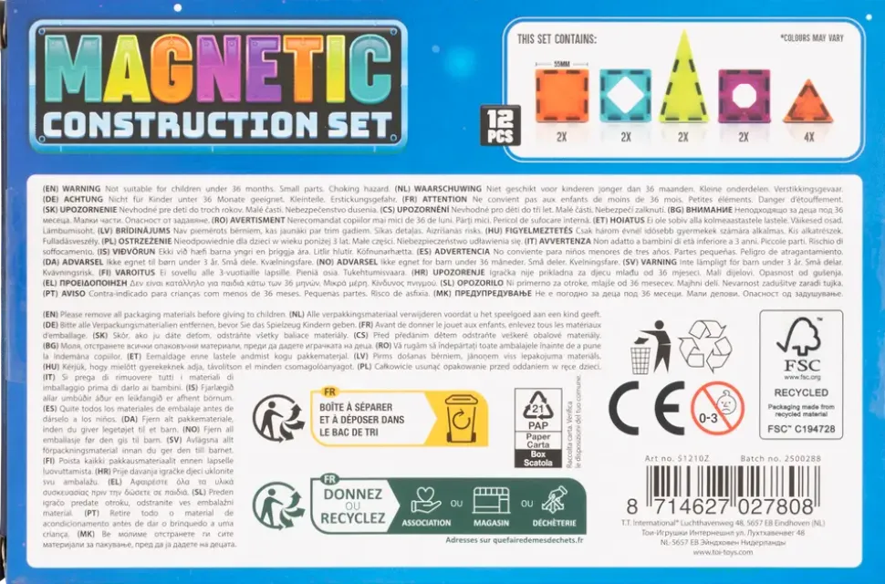 Magnetic Construction - 12 delar