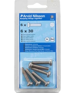 MASKINSKRUV A4 PH M6X30 6 ST