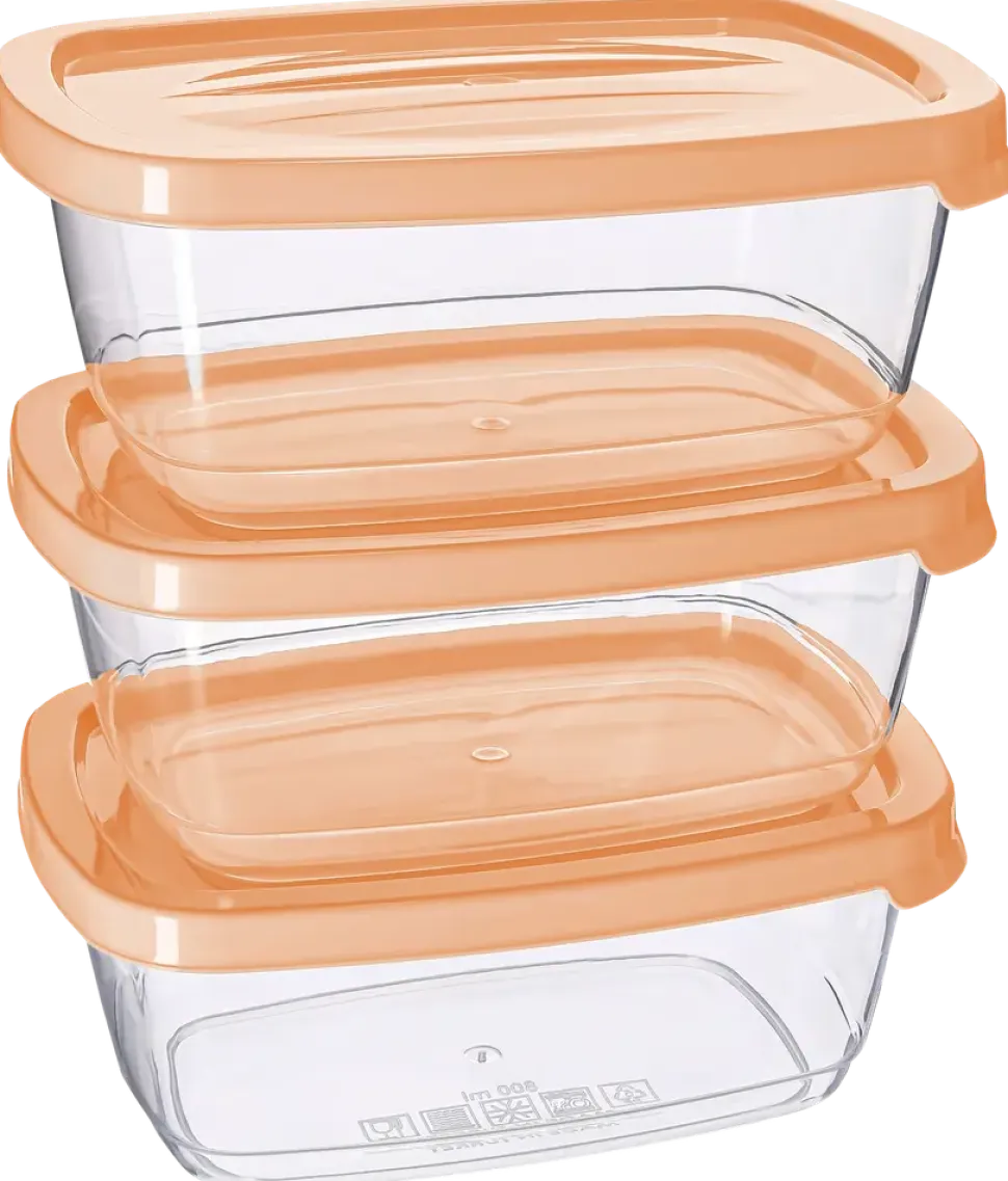 Matlådor 0,8L 3-pack
