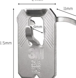 3M™ CLAW™ Tavelkrok för gipsväggar – 11 kg, 2-pack