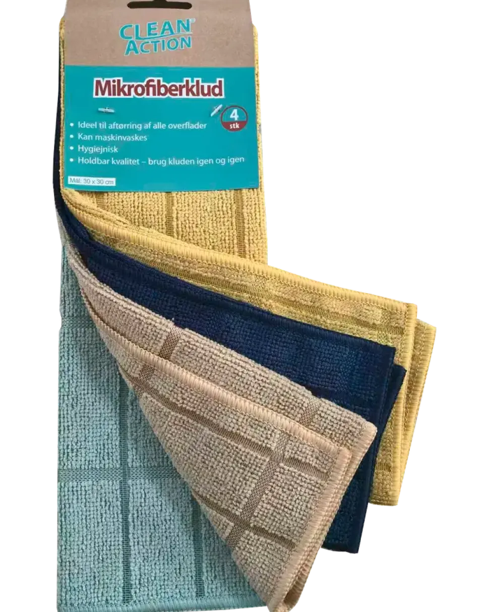 Mikrofiberduk 30x30 cm - 4 st