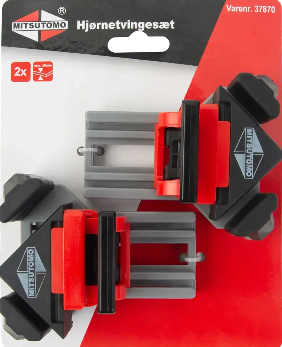 Mitstuomo hörntving 26 mm 2-pack