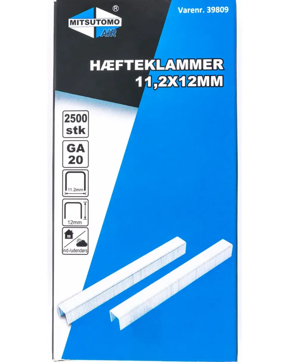 Mitsutomo Air häftklammer 11,2 x 12 mm 2500 st