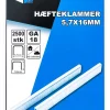 Mitsutomo Air häftklamrar 5,7 x 16 mm 2500 st.