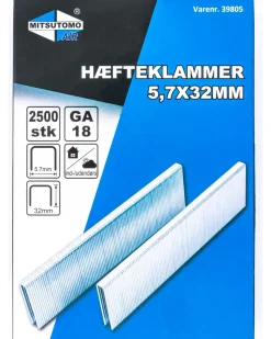 Mitsutomo Air häftklamrar 5,7 x 32 mm 2500 st.