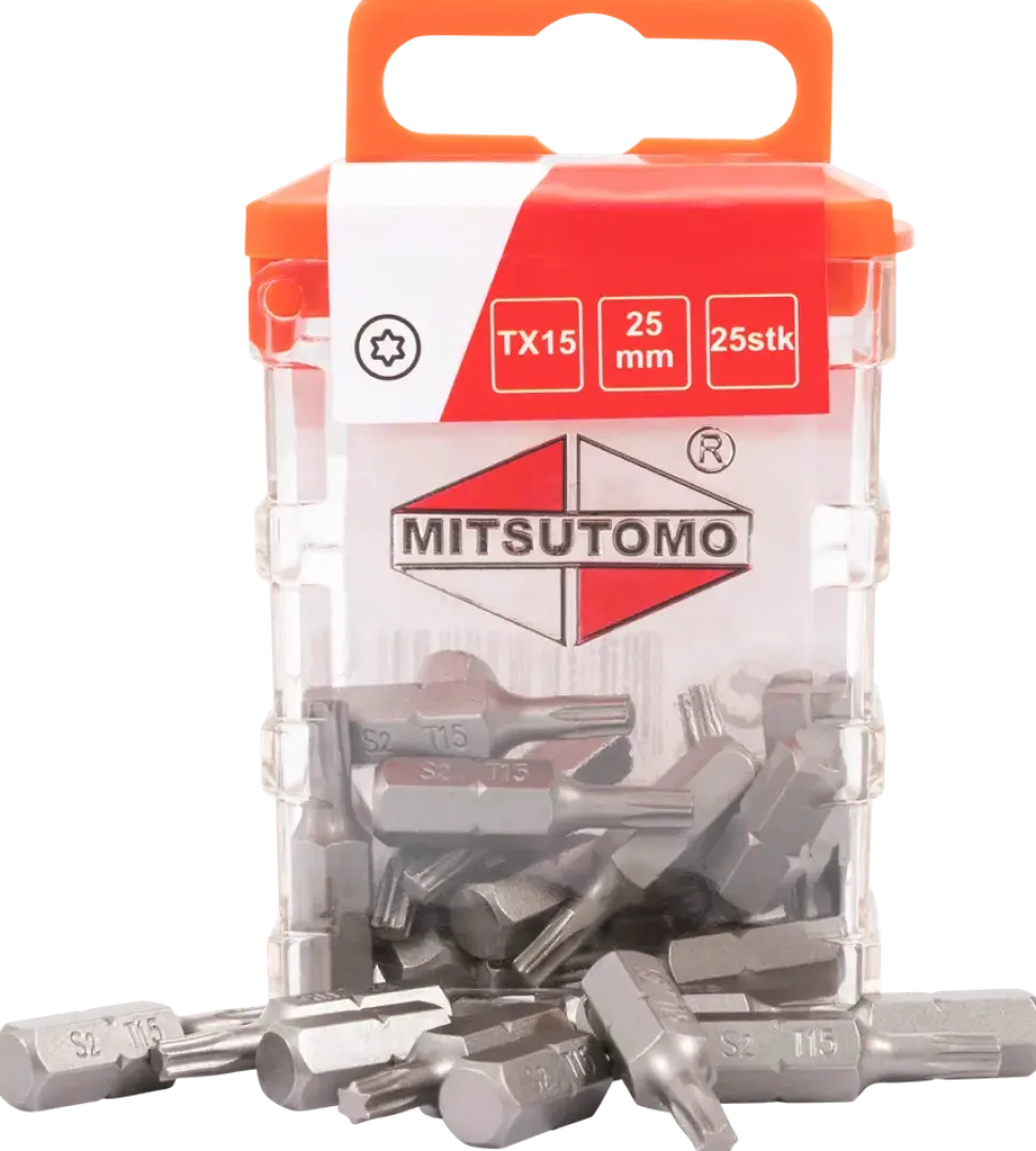 Mitsutomo bits TX15 25 mm 25-pack