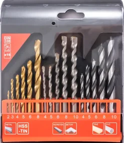 Mitsutomo borrset 16-pack