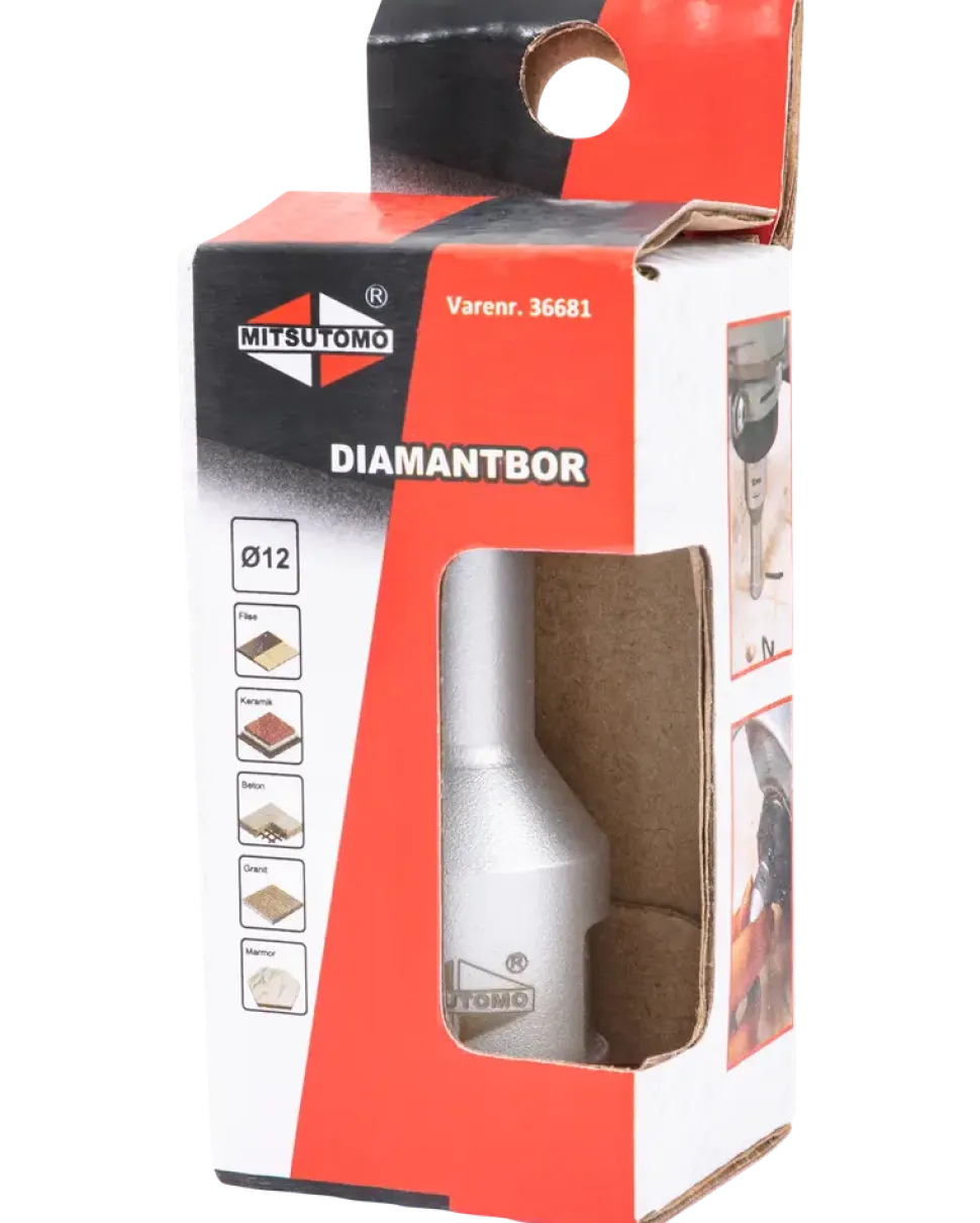 Mitsutomo diamantborr 12 mm