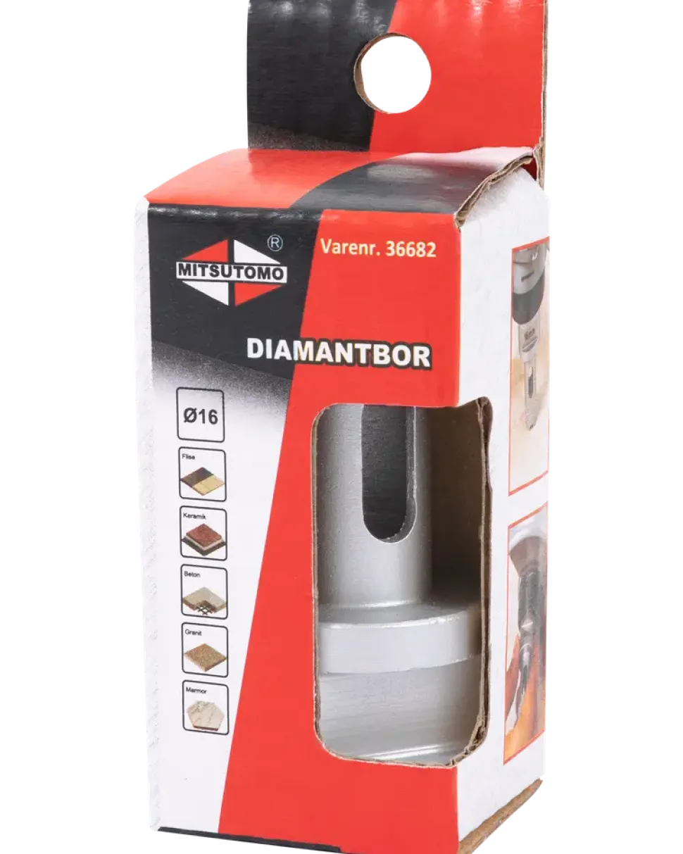 Mitsutomo diamantborr 16 mm