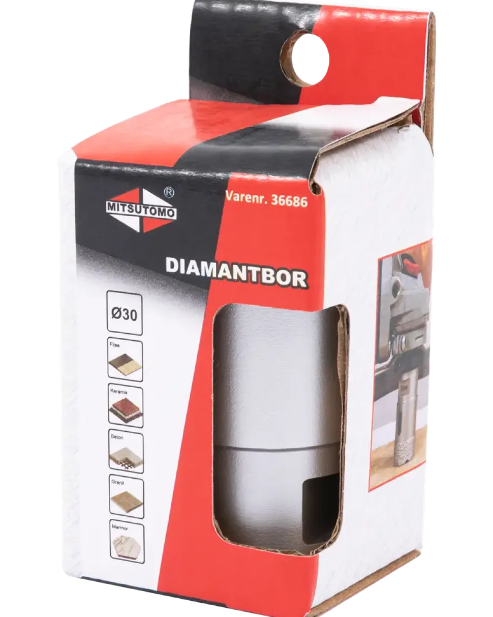 Mitsutomo diamantborr 30 mm