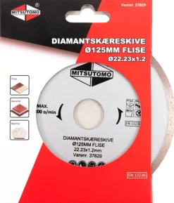 Mitsutomo Diamantkapskiva Ø125 mm - kakel