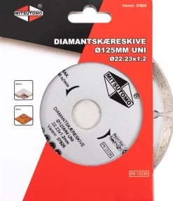 Mitsutomo Diamantkapskiva Ø125 mm - uni