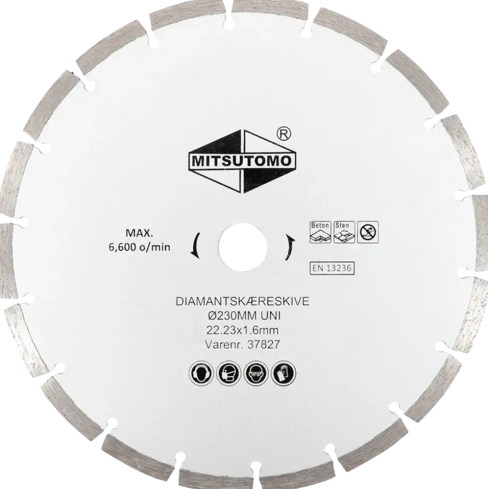 Mitsutomo Diamantkapskiva Ø230 mm - uni