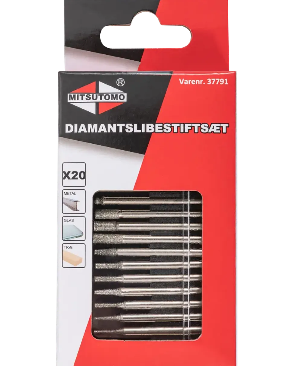 Mitsutomo diamantslipstift 3 mm 20-pack