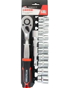 Mitsutomo hylsnyckelsats 1/2” - 12 delar