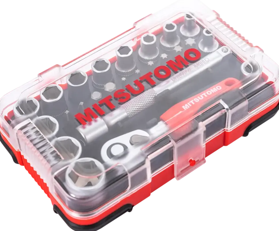 Mitsutomo hylsnyckelsats mm