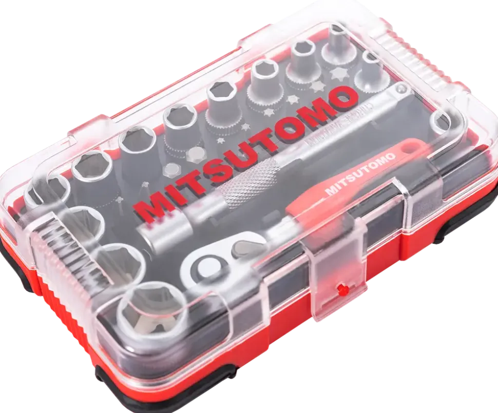 Mitsutomo hylsnyckelsats tum