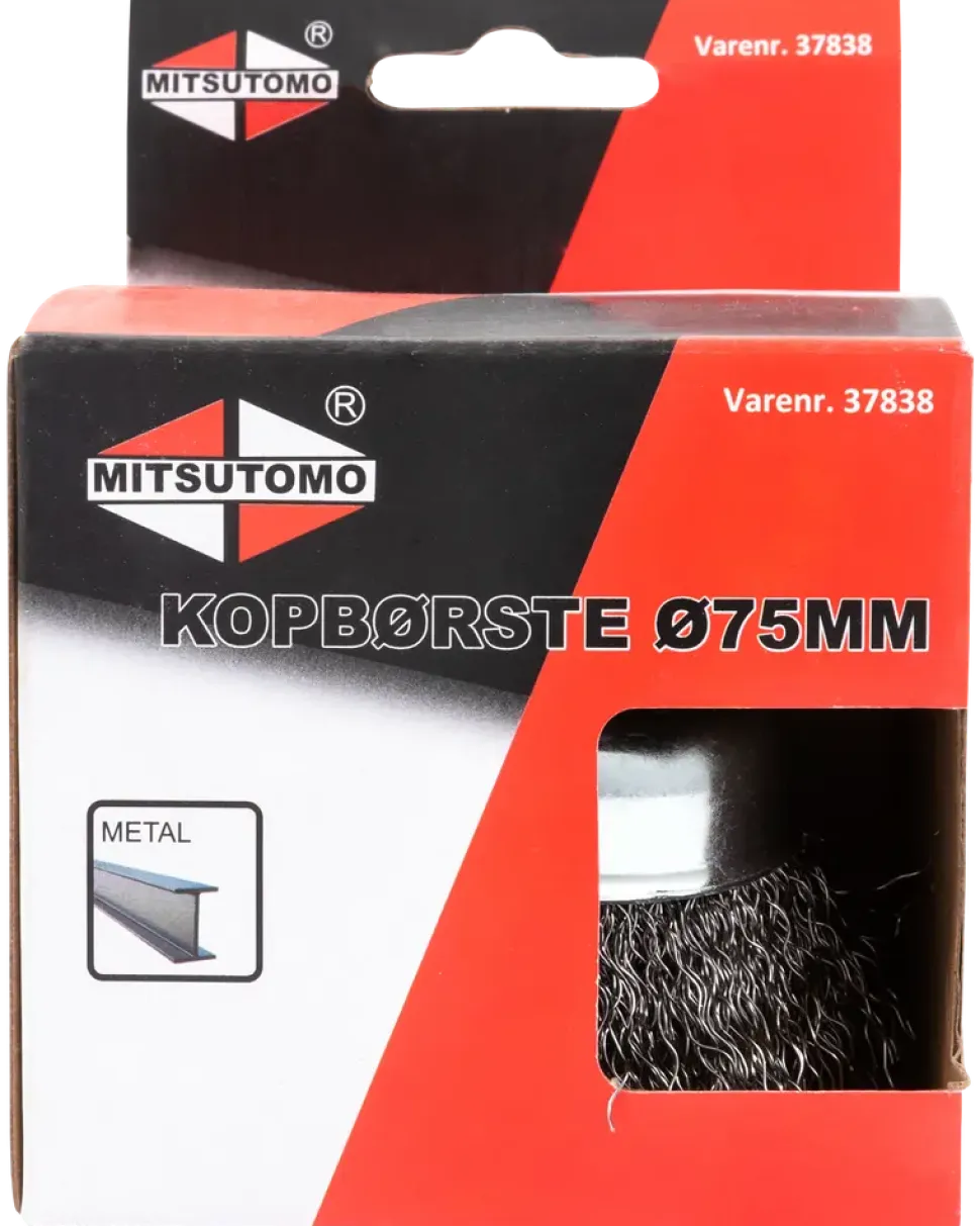Mitsutomo koppborste 75 mm